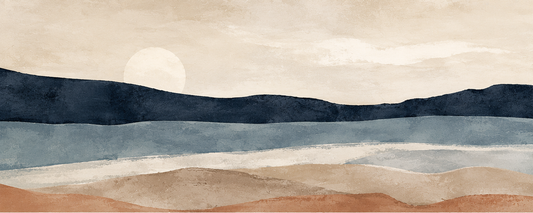 Blue Horizon mural artwork