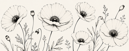 Mono Poppy mural artwork