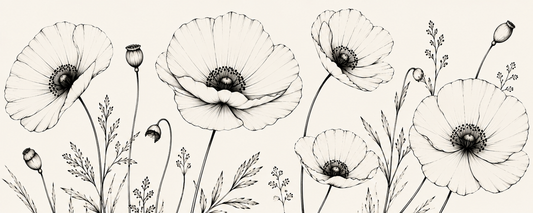 Mono Poppy mural artwork