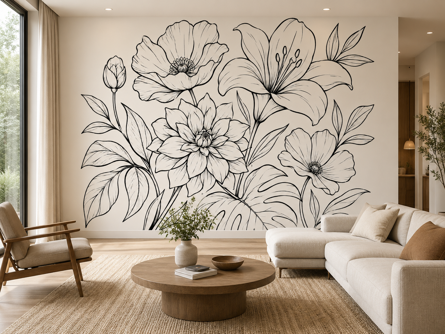 Ivory Outline Botanica